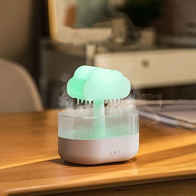 2023 new unique product Creative Colorful Light Rain Fragrance Desktop Office Fragrance Cloud Rain Cloud Humidifier diffuser